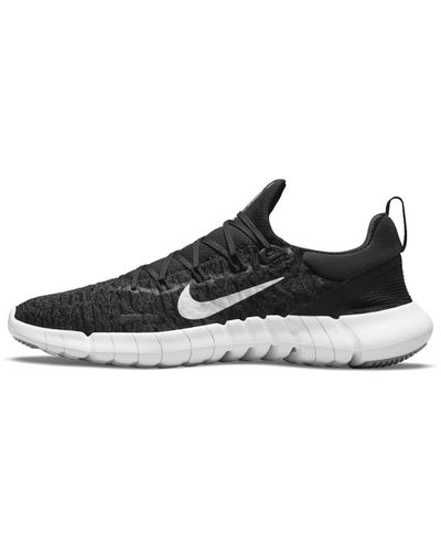 womens black nike free run shoes