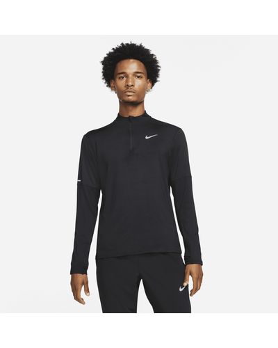Nike Element Dri-fit 1/2-zip Running Top - Blue