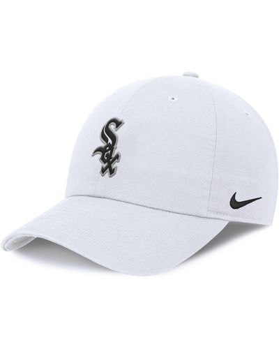 Nike Chicago Sox Evergreen Club Adjustable Hat At Nordstrom - White