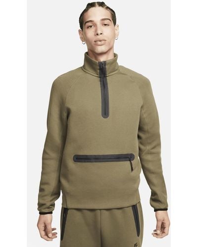 Nike Sportswear Tech Fleece 1/2-zip Sweatshirt - Green