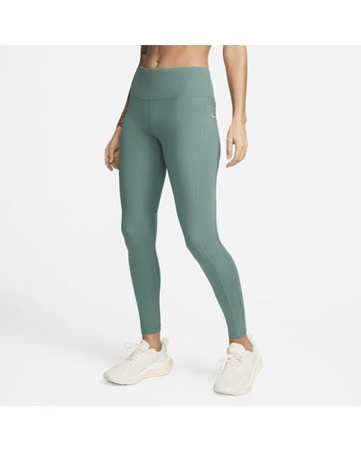Nike Epic Fast Mid-rise Pocket Running leggings Polyester - Green