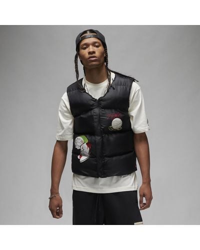 Nike Jordan Artist Series By Jacob Rochester Vest In Black,