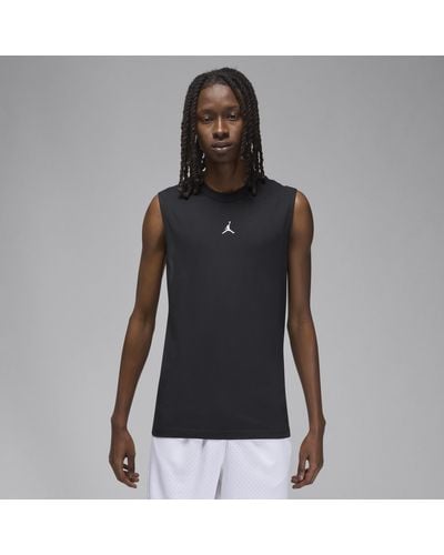 Nike Maglia senza maniche dri-fit jordan sport - Nero
