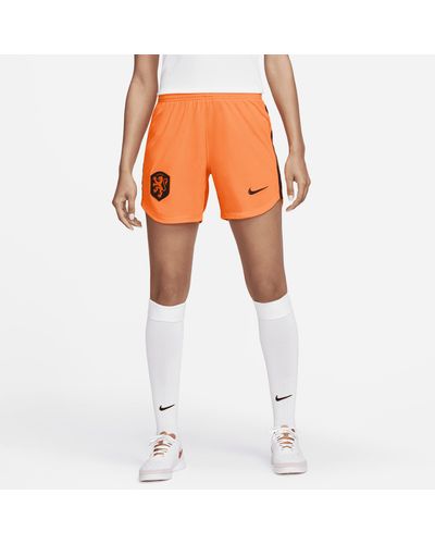Nike Netherlands 2022 Stadium Home/away Soccer Shorts - Orange