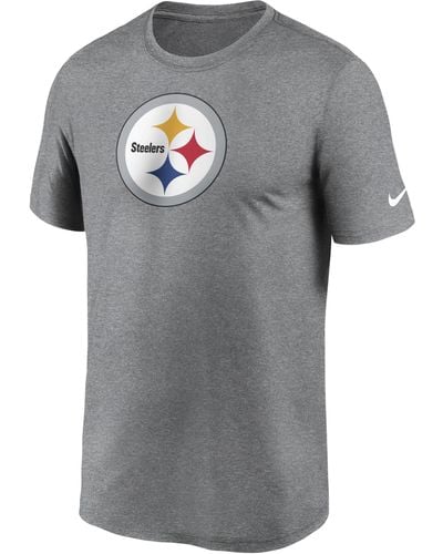 Nike Dri-fit Logo Legend (nfl Pittsburgh Steelers) T-shirt - Gray