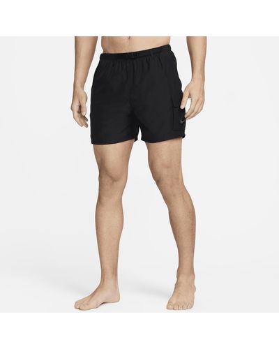 Nike Swim Voyage 5" Volley Shorts - Black