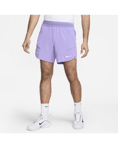 Nike Rafa Dri-fit Adv 7" Tennis Shorts - Purple