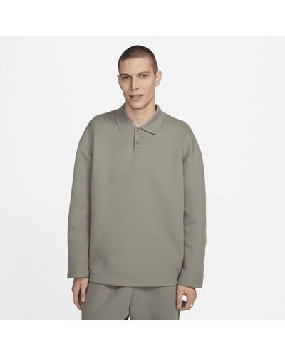Nike Tech Fleece Re-imagined Polo Polyester - Grey