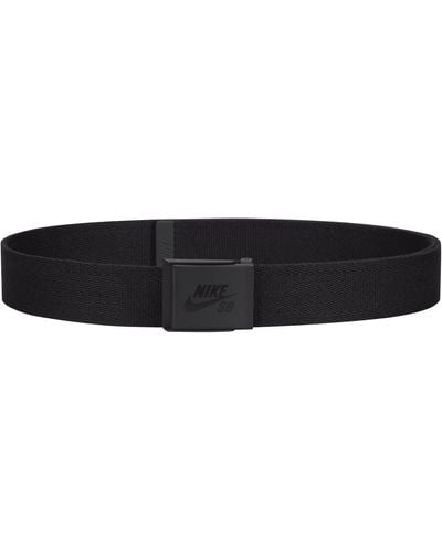 Nike Sb Solid Single Web Belt - Black