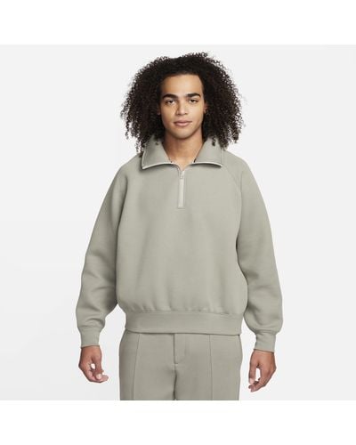 Nike Tech Fleece Reimagined 1/2-zip Top - Grey