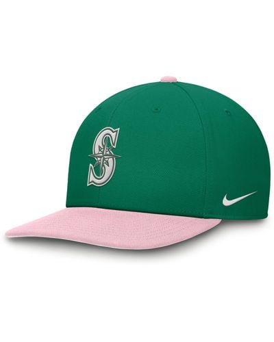 Nike Seattle Mariners Malachite Pro Dri-fit Mlb Adjustable Hat - Green