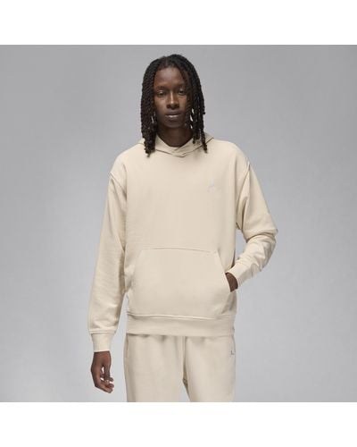 Nike Jordan Essentials Loopback Fleece Pullover Hoodie Cotton - Natural