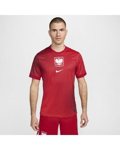 Nike Poland 2024/25 Stadium Away Dri-fit Football Replica Shirt - Red