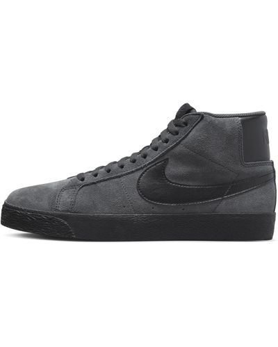 Nike Sb Zoom Blazer Mid Skate Shoes - Black