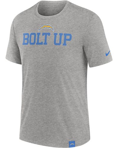 Nike Los Angeles Chargers Blitz Nfl T-shirt - Gray
