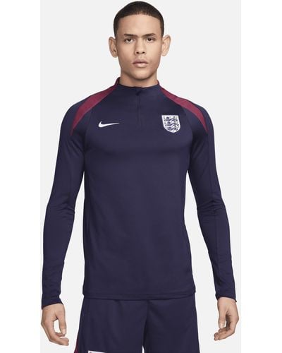 Nike England Strike Dri-fit Football Drill Top 50% Recycled Polyester - Blue