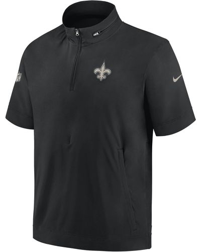 Nike Sideline Coach (nfl Jacksonville Jaguars) Short-sleeve Jacket - Black