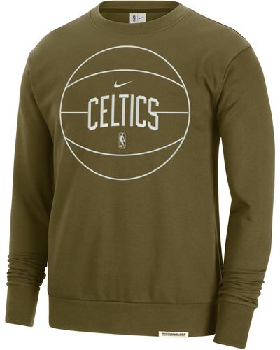 Nike Boston Celtics Standard Issue Dri-fit Nba Sweatshirt - Green
