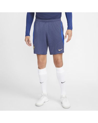 Nike Fff Strike Dri-fit Knit Football Shorts 50% Recycled Polyester - Blue