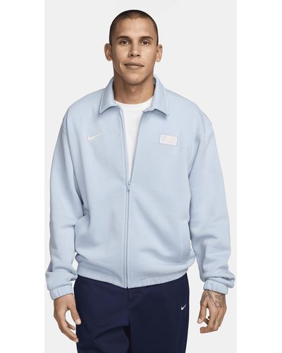 Nike Usmnt Club Soccer Harrington Jacket - Blue