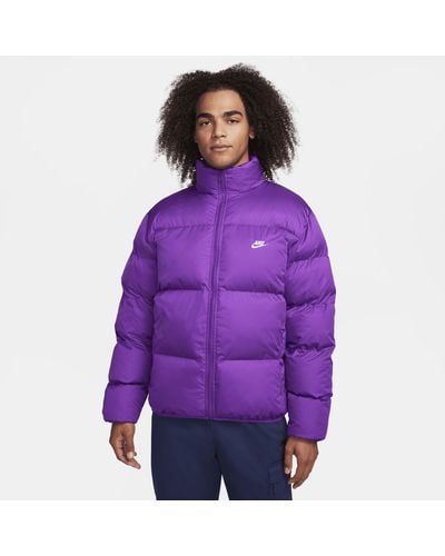 Nike Sportswear Club Puffer Jacket 50% Recycled Polyester - Purple