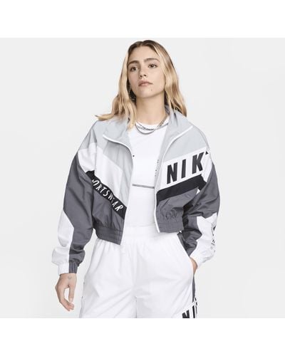 Nike Sportswear Woven Jacket Polyester - Grey