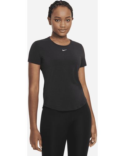 Nike Dri-fit Uv One Luxe Short-sleeve - Nero