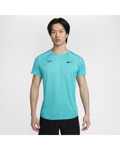 Nike Rafa Challenger Dri-fit Short-sleeve Tennis Top - Green