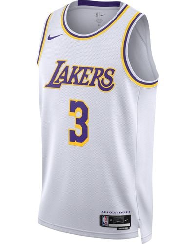 Nike Los Angeles Lakers Association Edition 2022/23 Dri-fit Swingman Nba-jersey - Blauw