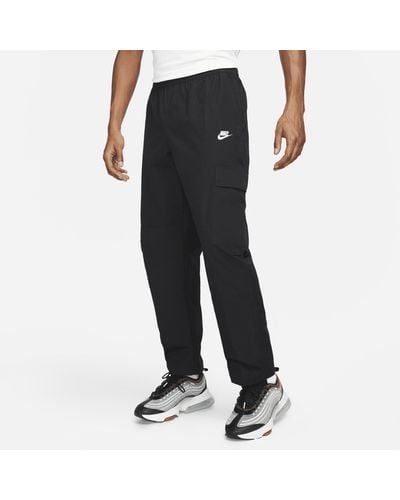 Nike Club Woven Cargo Trousers Cotton - Black