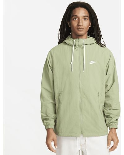 Nike Club Full-zip Woven Jacket - Green