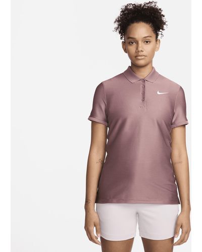 Nike Victory Dri-fit Short-sleeve Golf Polo - Purple