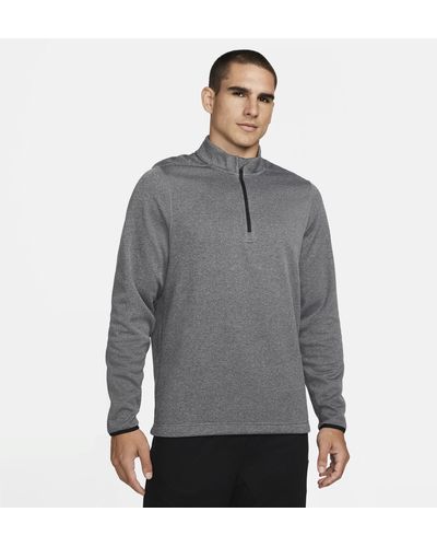 Nike Therma-fit Victory 1/4-zip Golf Top - Gray