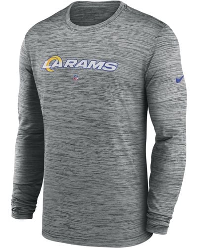 Men's Nike Olive Los Angeles Rams 2022 Salute To Service Long Sleeve T-Shirt