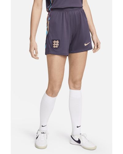 Nike England 2024 Stadium Away Dri-fit Football Replica Shorts Polyester - Blue