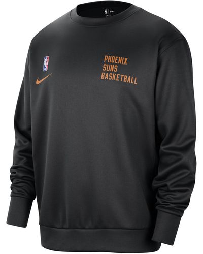 Nike Phoenix Suns Spotlight Dri-fit Nba Crew-neck Sweatshirt - Black