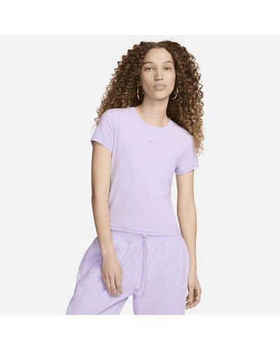 Nike Sportswear Chill Knit T-shirt - Purple