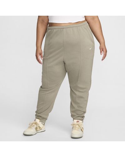 Nike Sportswear Chill Terry Slim High-waisted French Terry Sweatpants (plus Size) - Green