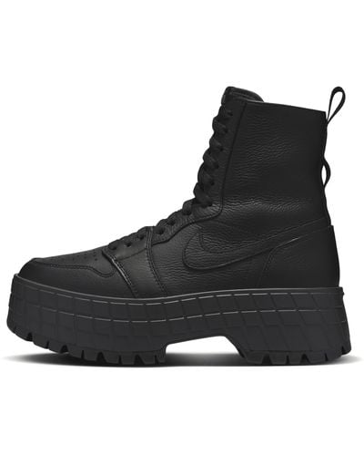 Nike Air Jordan 1 Brooklyn Boots - Zwart