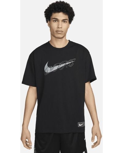 Nike Max90 Basketball T-shirt Cotton - Black