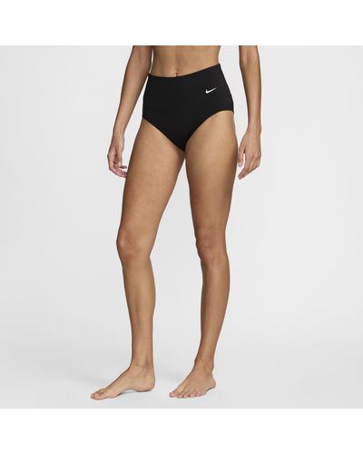 Nike Essential High-waisted Swim Bottoms - Black
