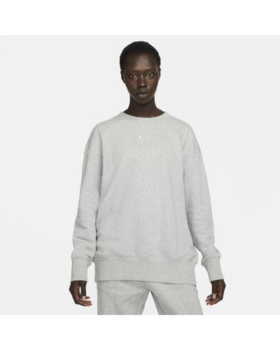 Nike Sportswear Phoenix Oversized Crew-neck - Grigio