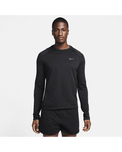 Nike Element Therma-fit Repel Running Crew - Black