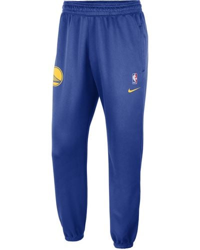 Nike Golden State Warriors Spotlight Dri-fit Nba Trousers Polyester - Blue