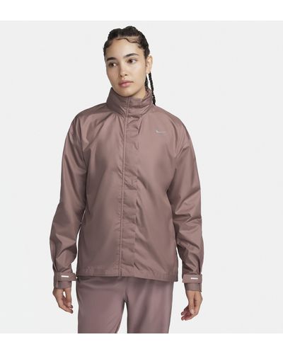 Nike Fast Repel Running Jacket 50% Recycled Polyester - Brown
