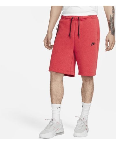 Nike Shorts sportswear tech fleece - Rosso