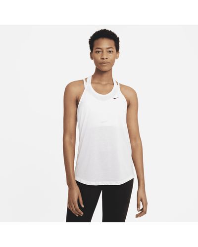 Nike Dri-fit Training Tank - White