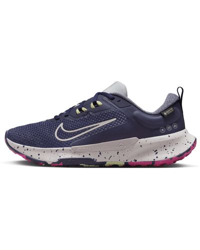 Nike Juniper Trail 2 Gore-tex Waterproof Trail-running Shoes - Blue