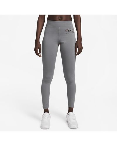 Nike Pro Dri-Fit Womens Leggings Size Medium Full Lenght Gray and