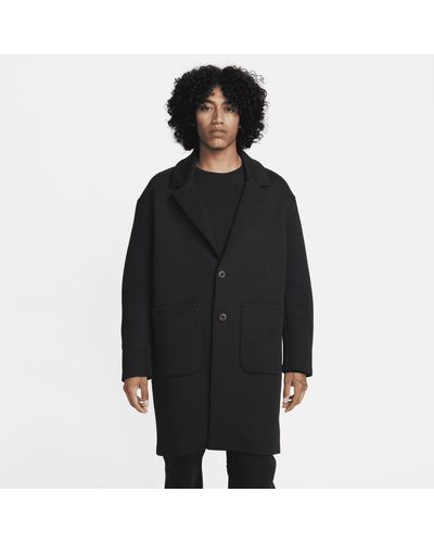 Nike Sportswear Tech Fleece Reimagined Loose Fit Trench Coat - Black
